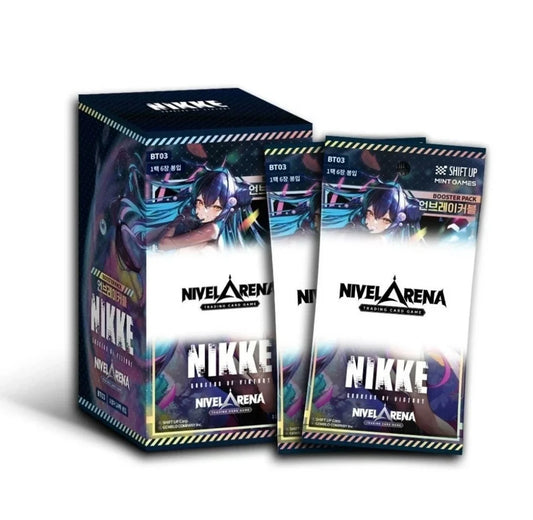 Nivel Arena NIKKE Goddess of Victory BT03 Unbreakable – Booster & Display – Japanisch
