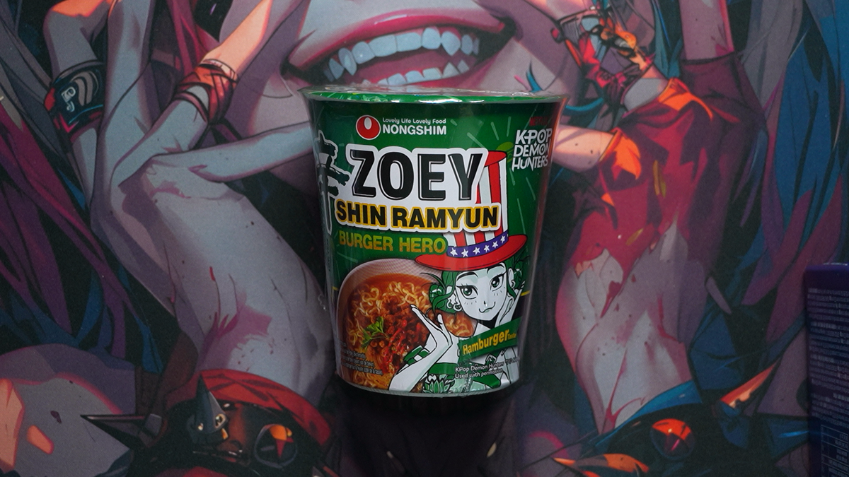 Zoey Shin Ramyun Burger Hero – Nudelbecher mit Hamburger-Geschmack im Mixpack