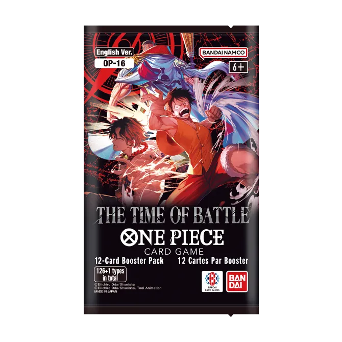 One Piece OP-16 The Time of Battle – englischer 12-Karten-Booster