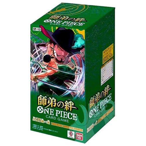 One Piece OP-12 The Bond of Master and Disciple – Booster & Display – Japanese
