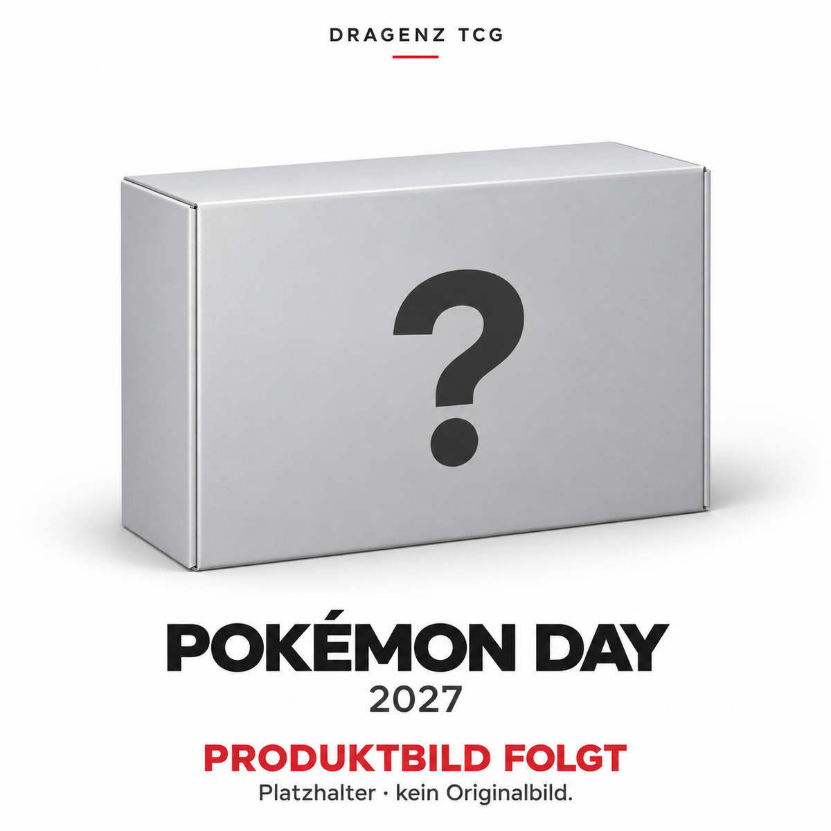 Platzhalter für Pokémon DAY 2027 – Produktbild folgt, kein Originalbild.