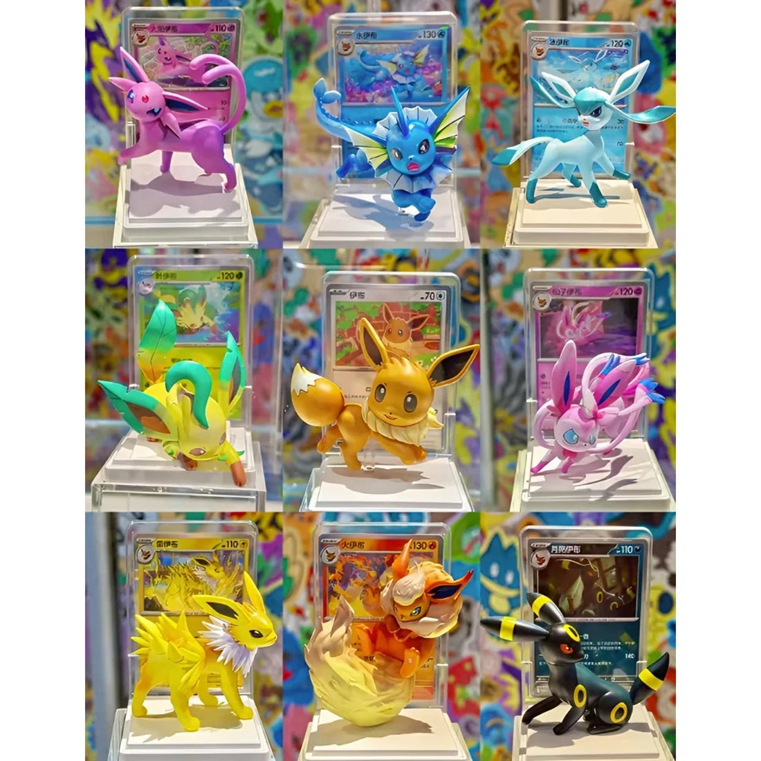 Pokémon Dream Figure Eeveelution Set Vol. 3 – Figuren mit Karten