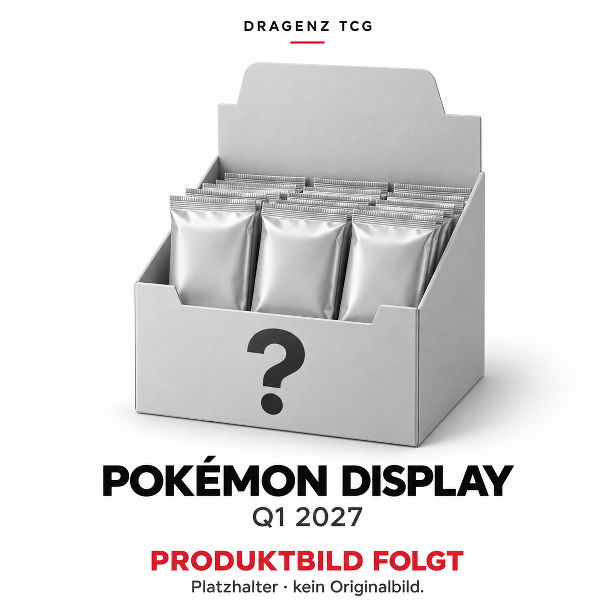 Platzhalter für Pokémon DISPLAY Q1 2027 – Produktbild folgt, kein Originalbild.