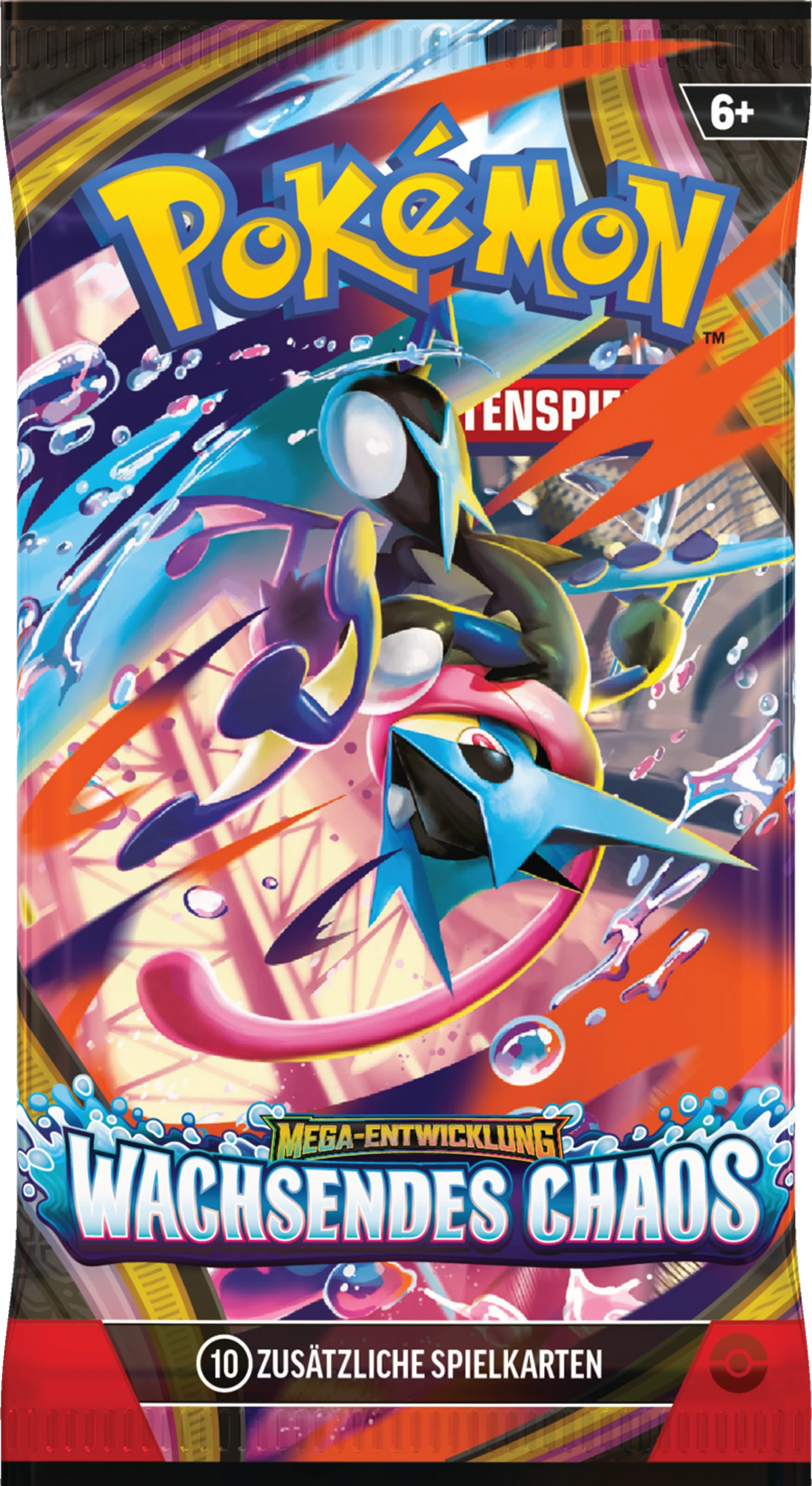 Pokémon Mega-Entwicklung Wachsendes Chaos – deutscher Mega-Quajutsu-Booster