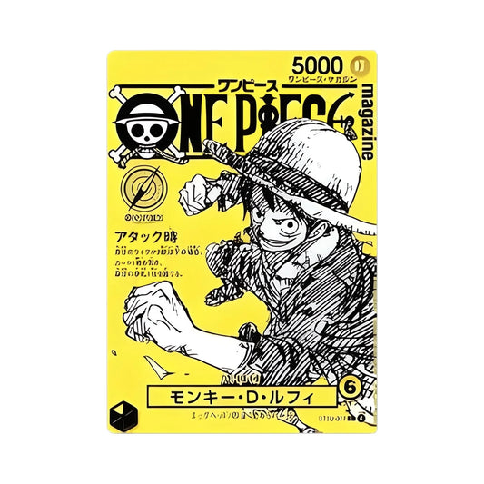 One Piece Magazine 021 Heroines Special – Monkey D. Luffy ST29-001 Promo – Japanisch – Vorbestellung
