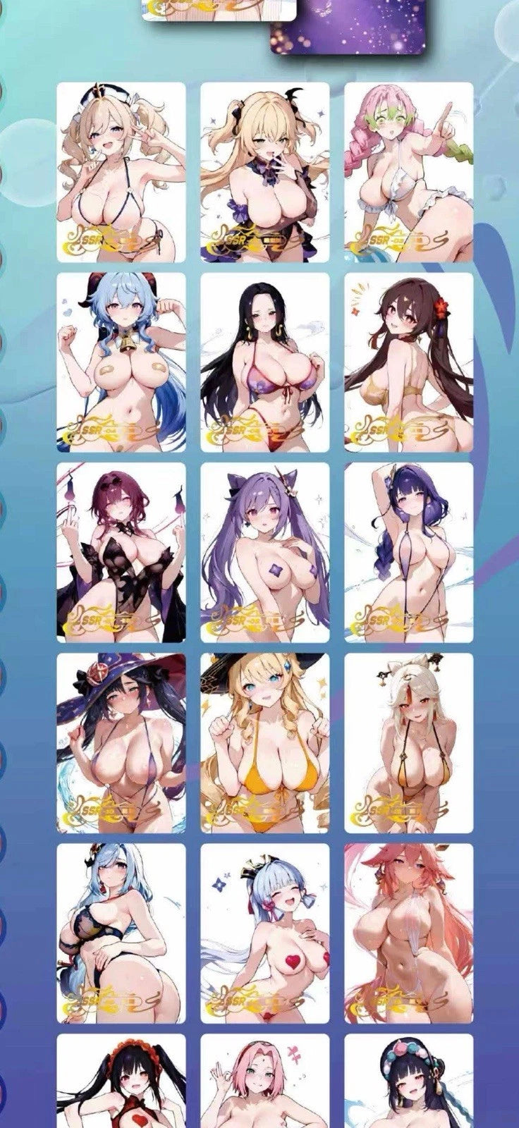 Liquid Fantasy Waifu Card Booster – Anime Goddess Collection
