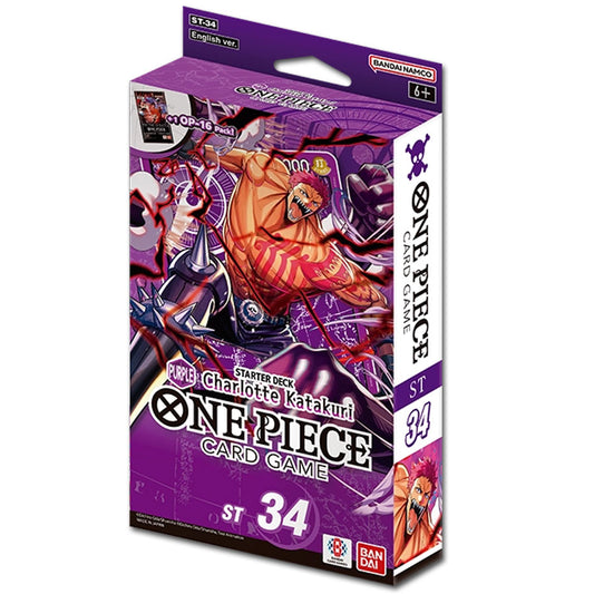 One Piece Card Game Starter Deck ST-34 – Purple Charlotte Katakuri (EN) – Pre-Order