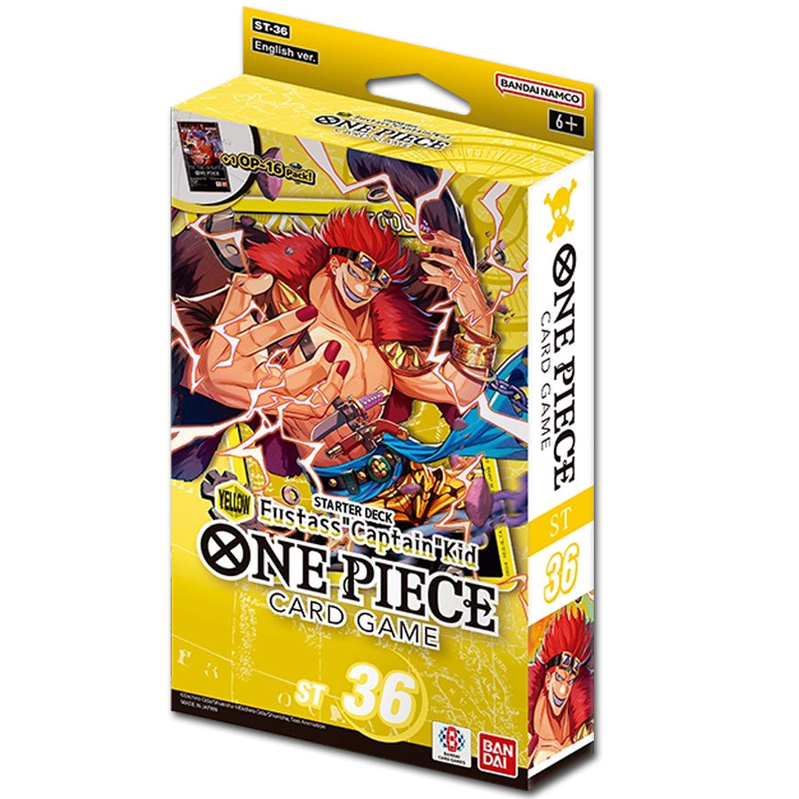 One Piece Card Game Starter Deck ST-36 – Yellow Eustass “Captain” Kid (EN) – Pre-Order