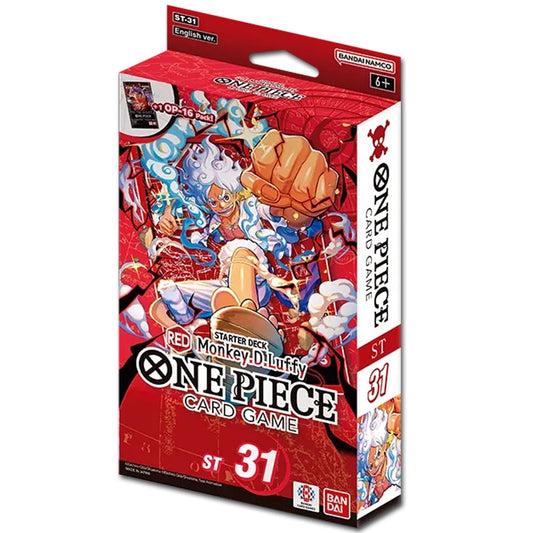 One Piece Card Game Starter Deck ST-31 – Red Monkey D. Luffy (EN) – Pre-Order
